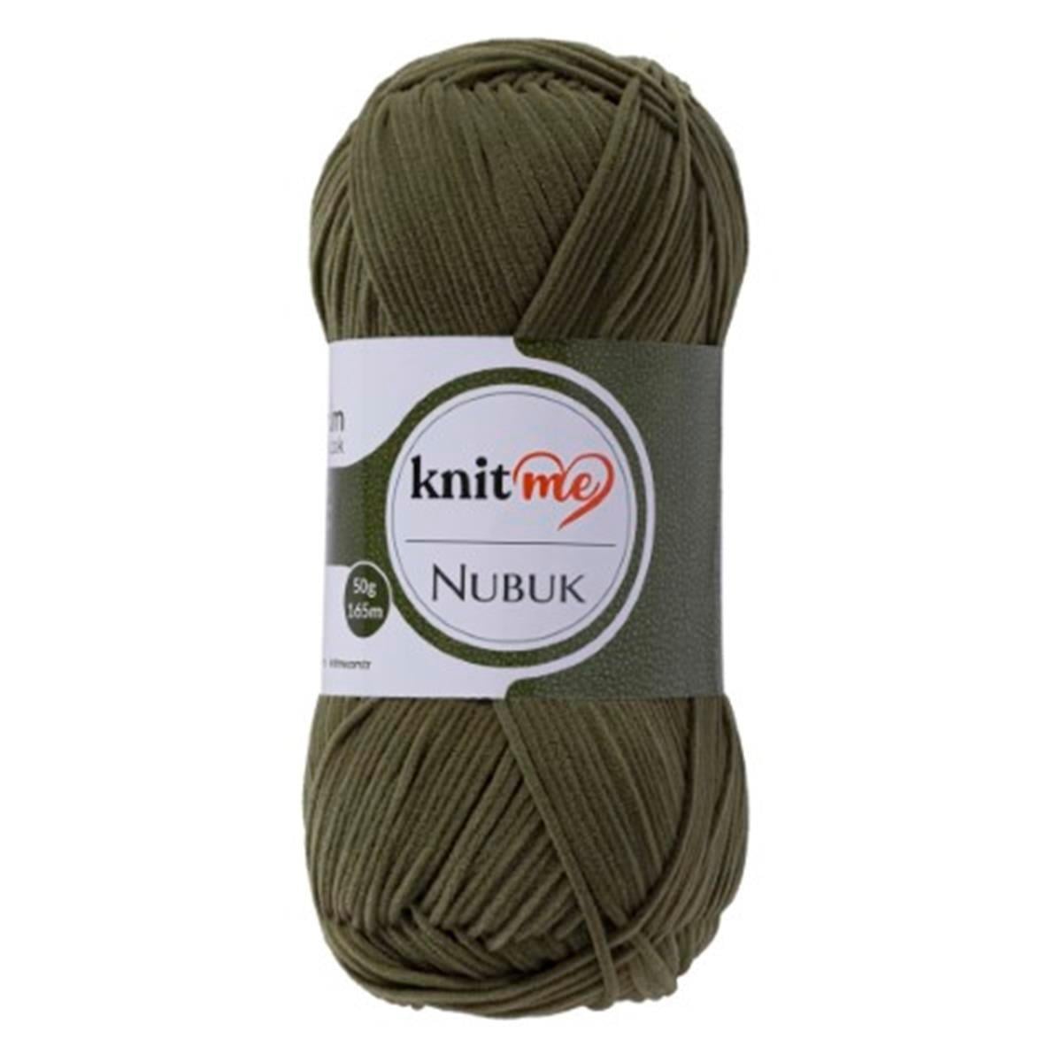 Knitme Nubuk Yarn 50g 1497 – Faux Leather Effect Polyester Yarn for Bags, Accessories & Crochet Projects