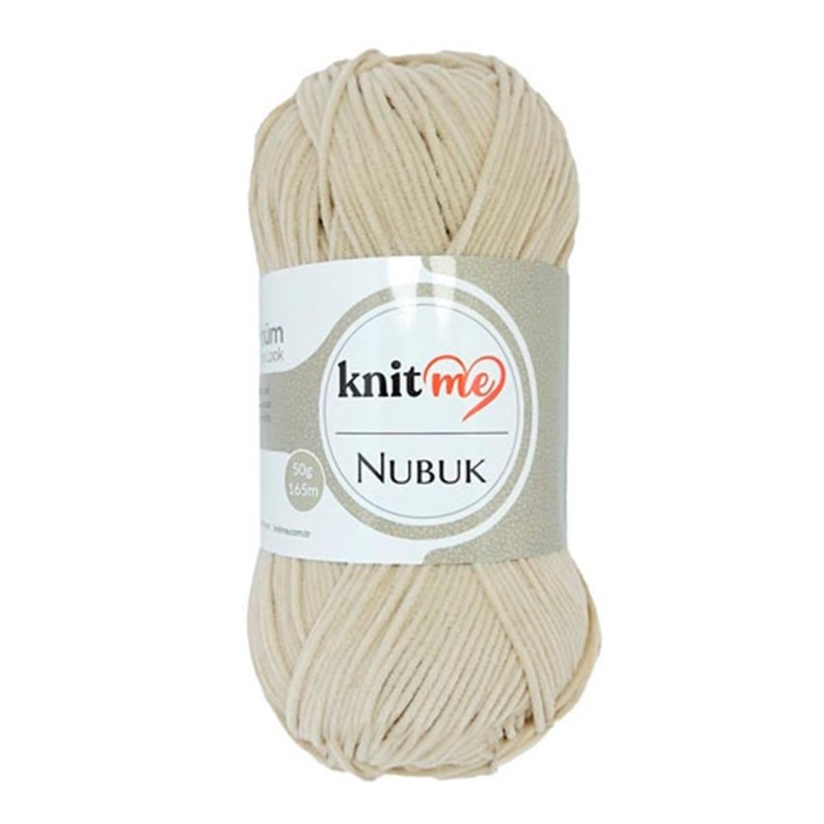 Knitme Nubuk Yarn 50g 5375 – Faux Leather Effect Polyester Yarn for Bags, Accessories & Crochet Projects