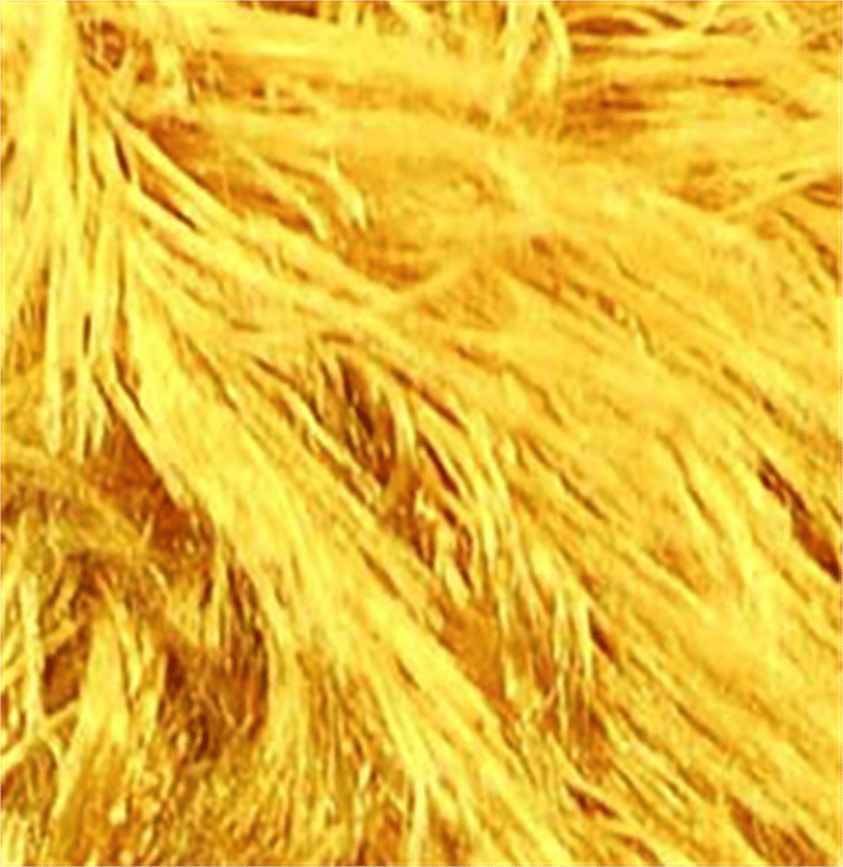 Knittingbird Eyelash Fuzzy Fluffy Yarn 100g Yellow – Soft Faux Fur Novelty Yarn for Amigurumi, Knitting & Crochet