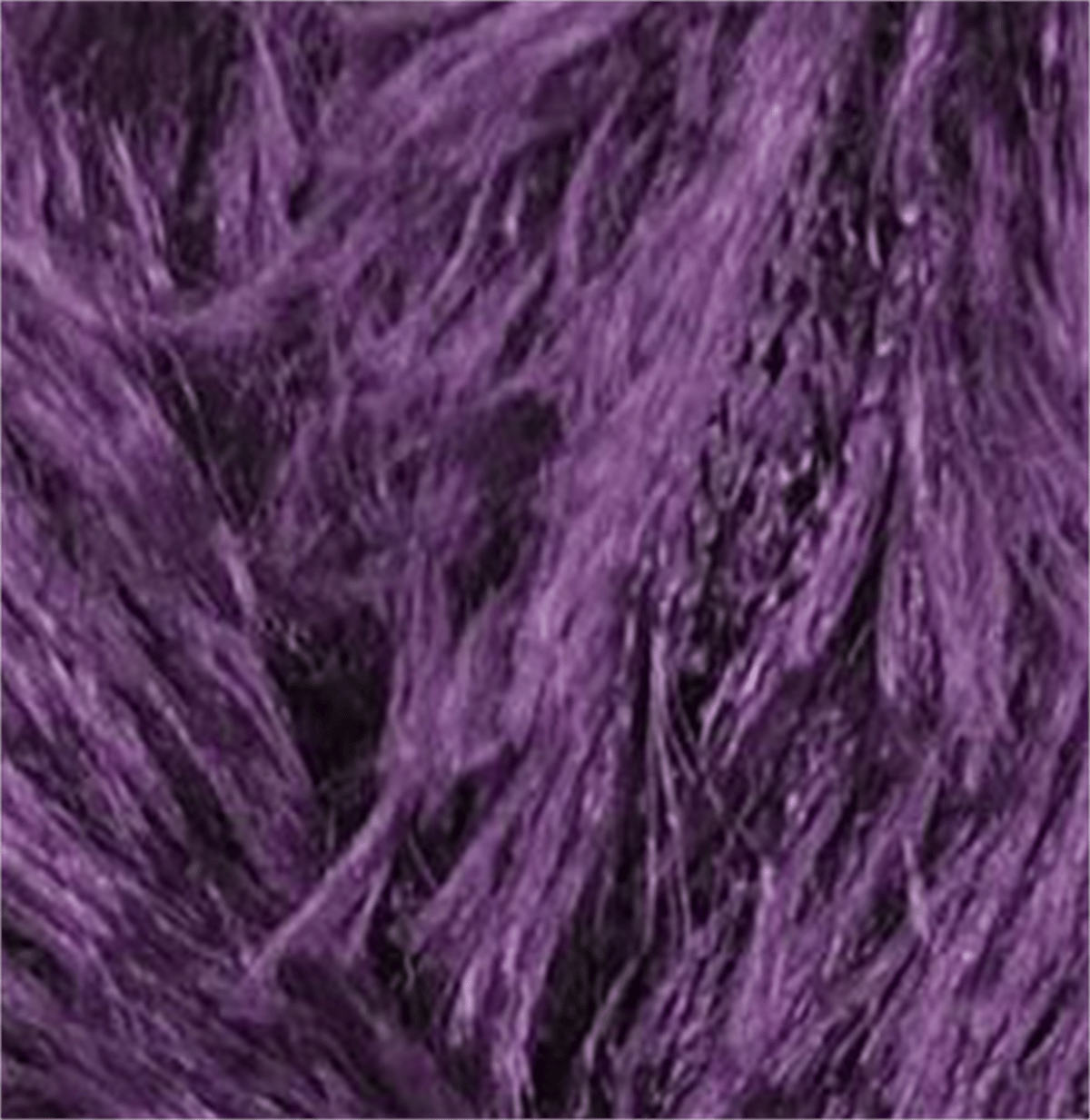 Knittingbird Eyelash Fuzzy Fluffy Yarn 100g Purple – Soft Faux Fur Novelty Yarn for Amigurumi, Knitting & Crochet