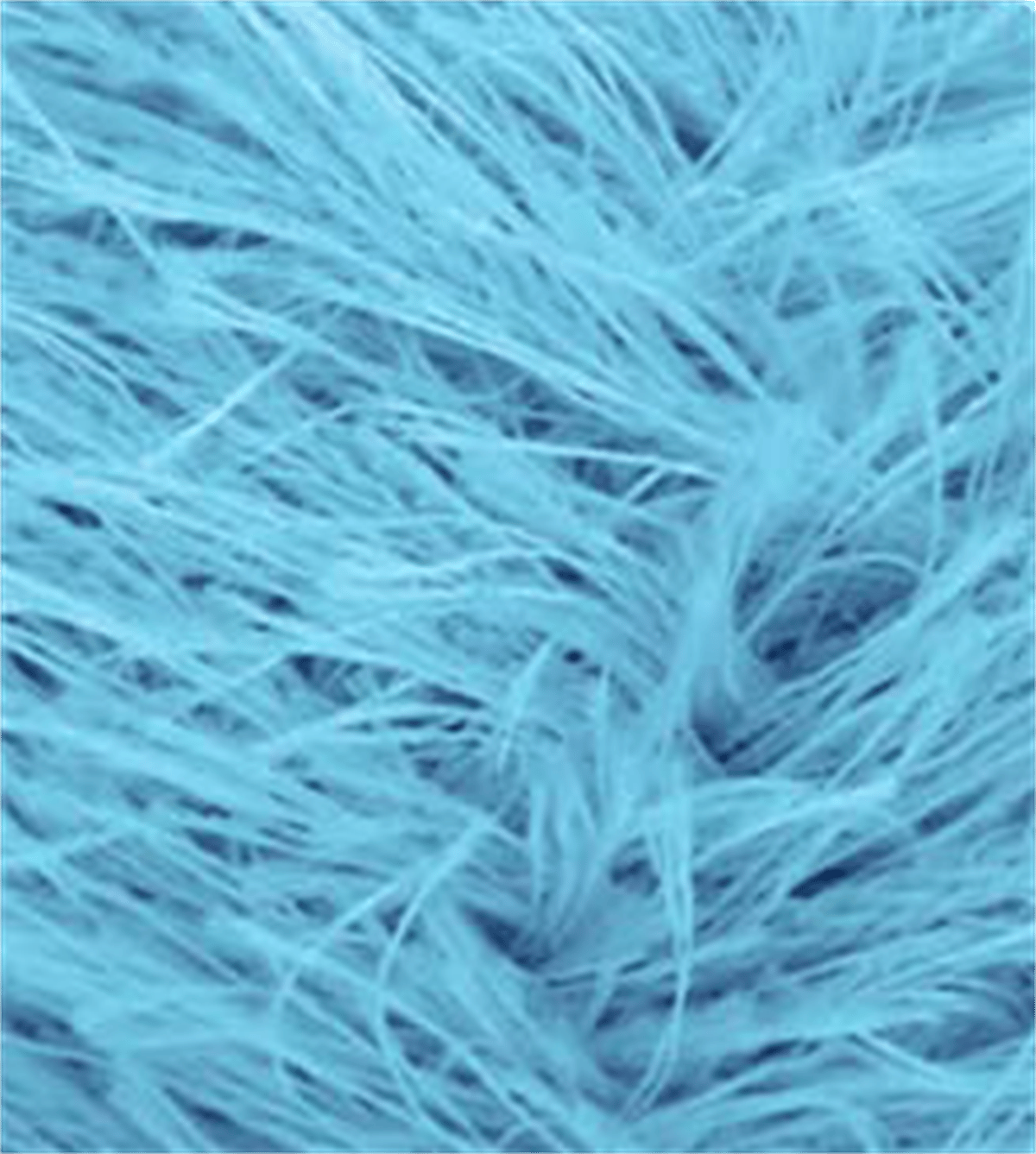 Knittingbird Eyelash Fuzzy Fluffy Yarn 100g Light Blue – Soft Faux Fur Novelty Yarn for Amigurumi, Knitting & Crochet