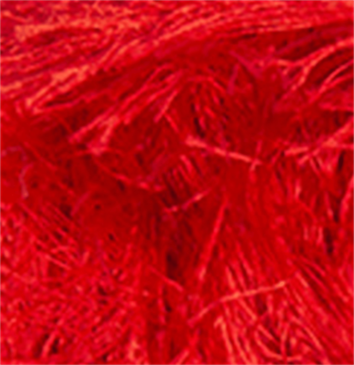 Knittingbird Eyelash Fuzzy Fluffy Yarn 100g Red – Soft Faux Fur Novelty Yarn for Amigurumi, Knitting & Crochet