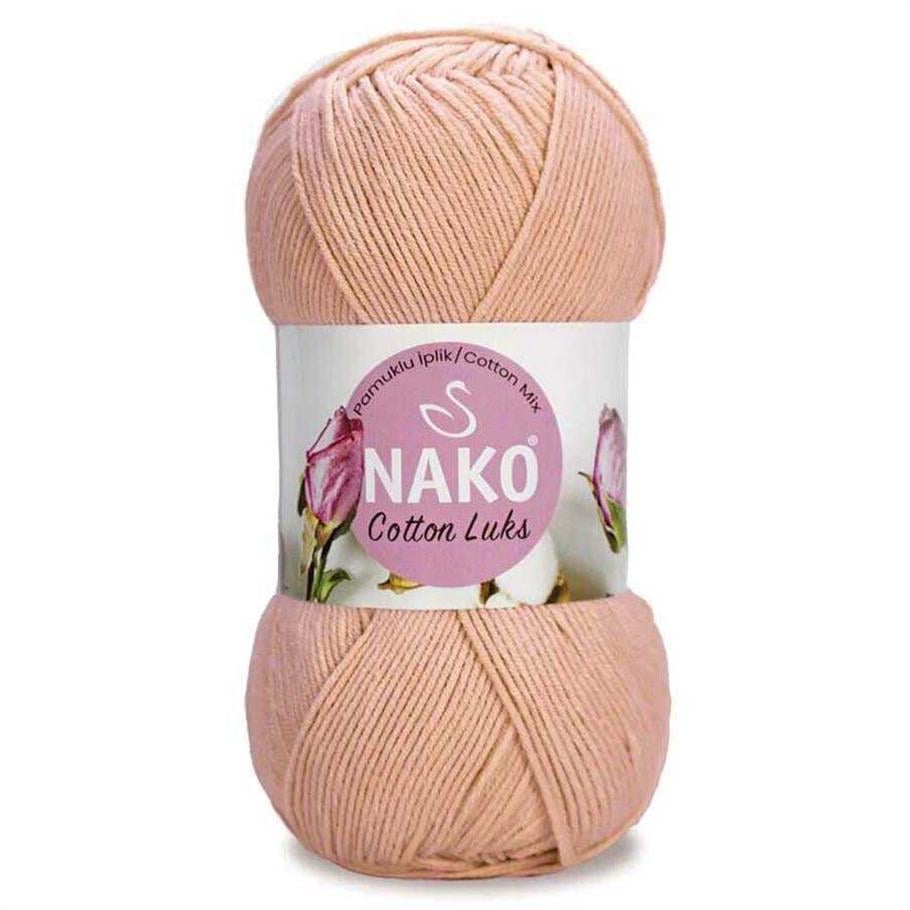 Nako Cotton Luks Yarn 100g 97545 – Soft Cotton Yarn for Knitting, Crochet & Summer Projects