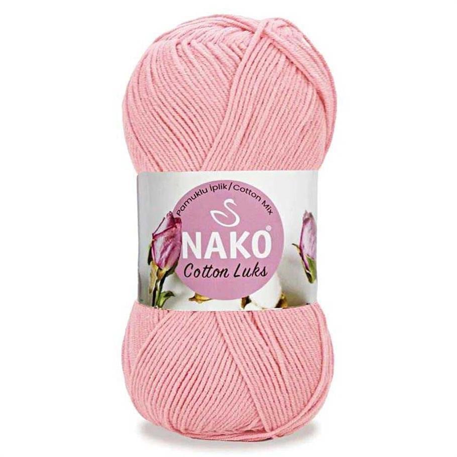 Nako Cotton Luks Yarn 100g 97548 – Soft Cotton Yarn for Knitting, Crochet & Summer Projects