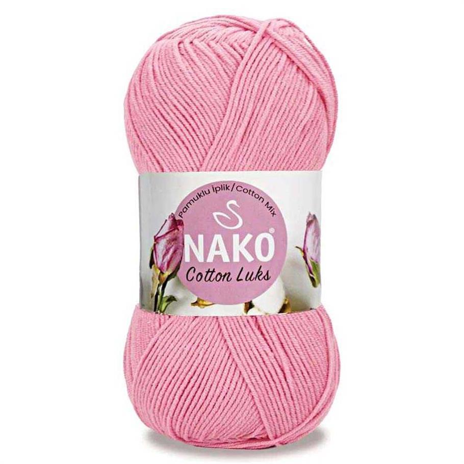 Nako Cotton Luks Yarn 100g 97549 – Soft Cotton Yarn for Knitting, Crochet & Summer Projects