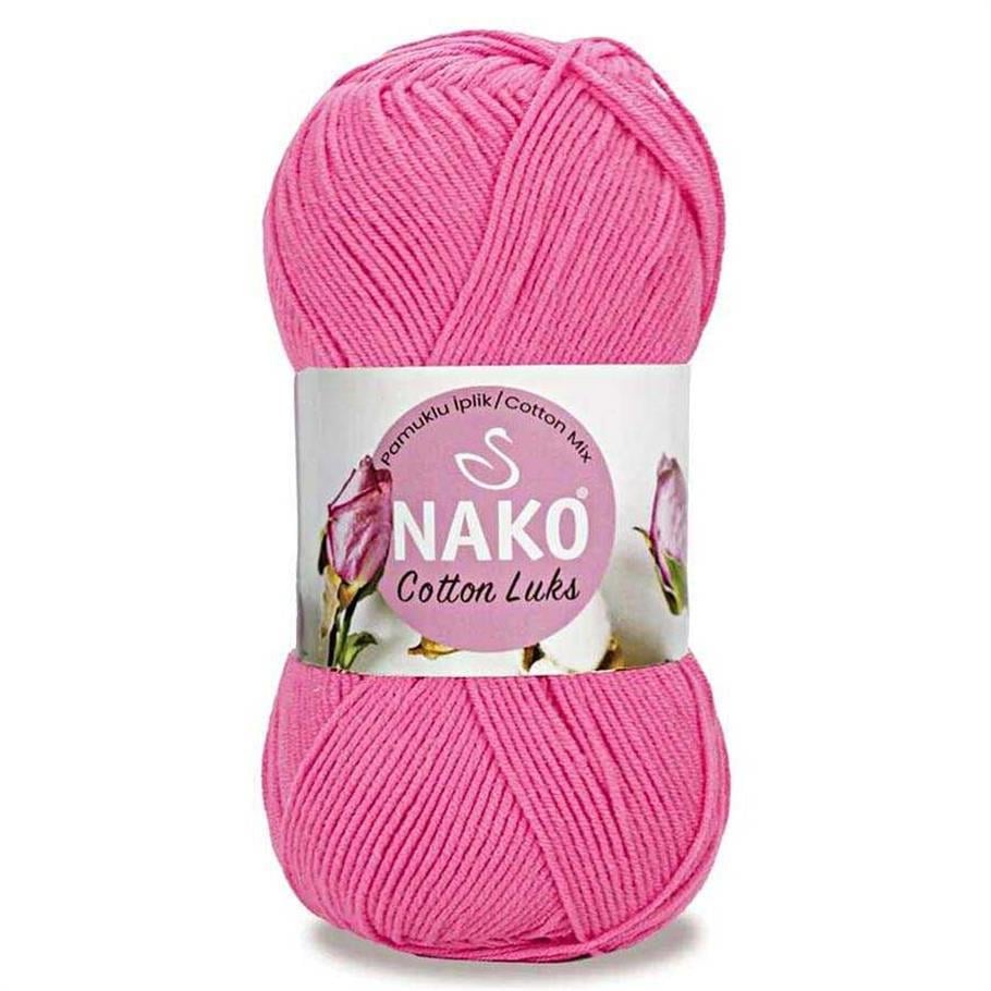 Nako Cotton Luks Yarn 100g 97550 – Soft Cotton Yarn for Knitting, Crochet & Summer Projects