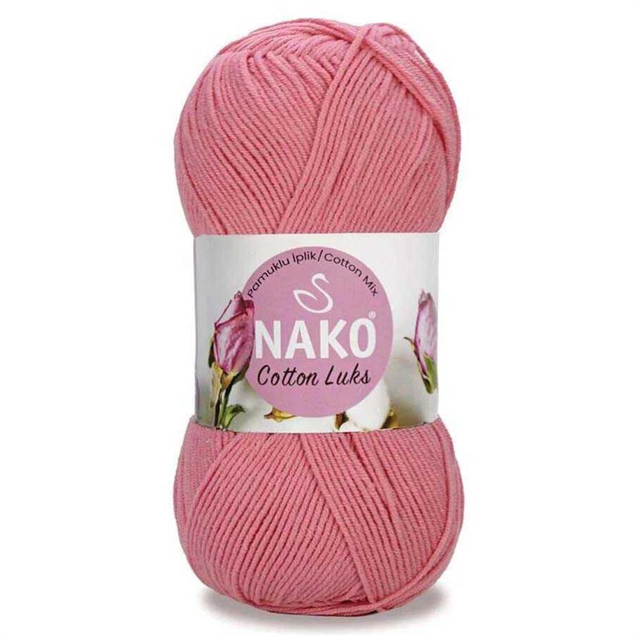 Nako Cotton Luks Yarn 100g 97551 – Soft Cotton Yarn for Knitting, Crochet & Summer Projects