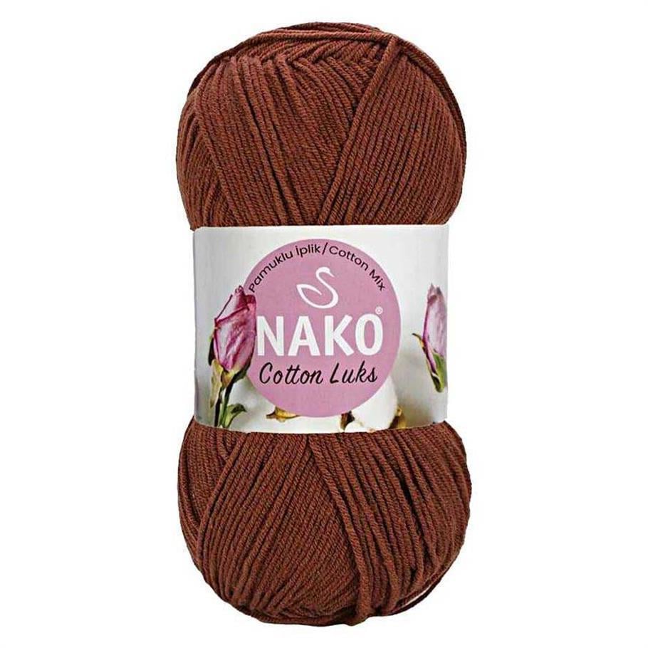 Nako Cotton Luks Yarn 100g 97556 – Soft Cotton Yarn for Knitting, Crochet & Summer Projects