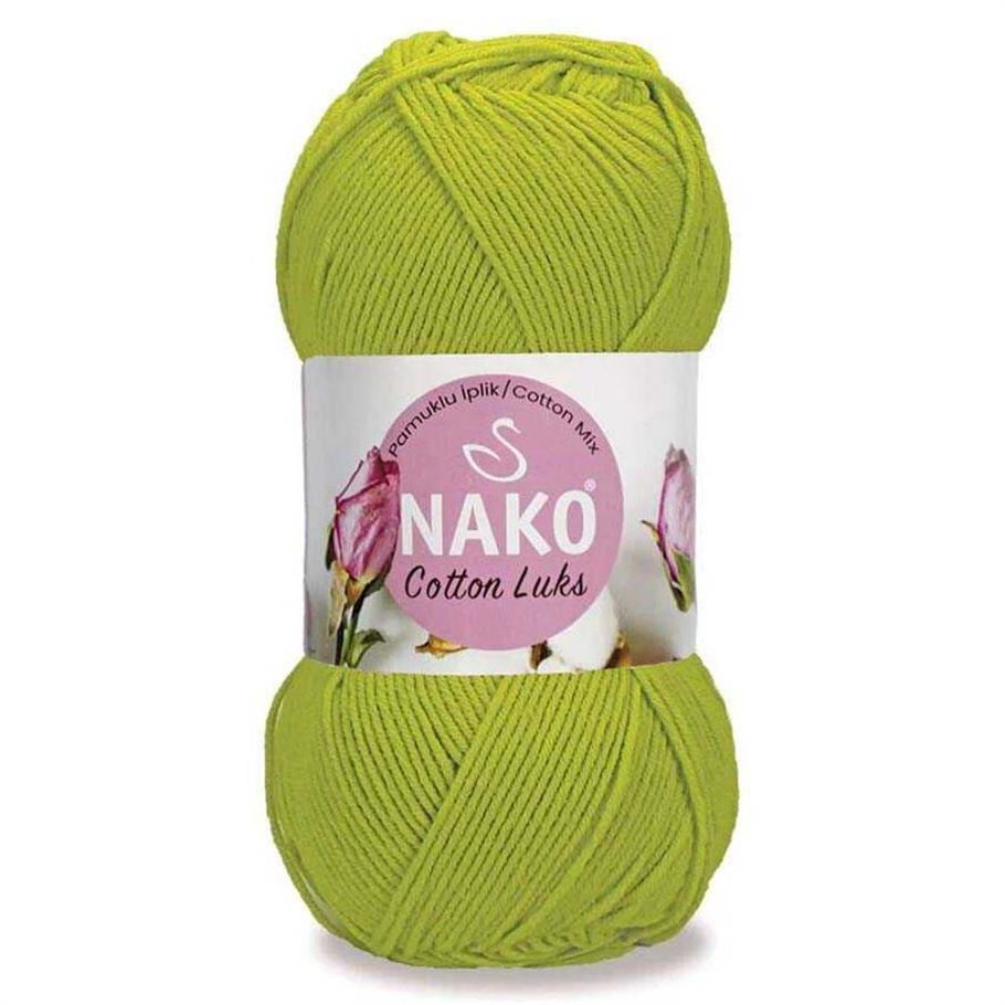 Nako Cotton Luks Yarn 100g 97566 – Soft Cotton Yarn for Knitting, Crochet & Summer Projects