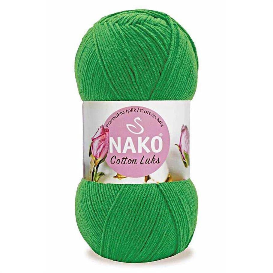 Nako Cotton Luks Yarn 100g 97571 – Soft Cotton Yarn for Knitting, Crochet & Summer Projects