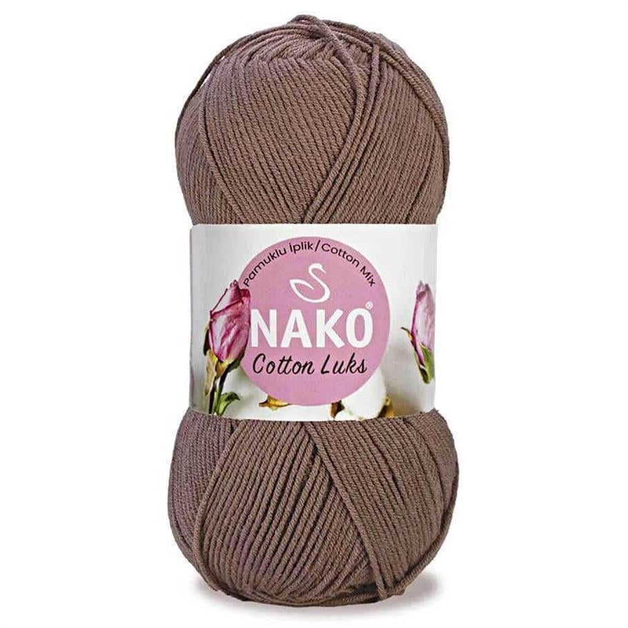 Nako Cotton Luks Yarn 100g 97583 – Soft Cotton Yarn for Knitting, Crochet & Summer Projects
