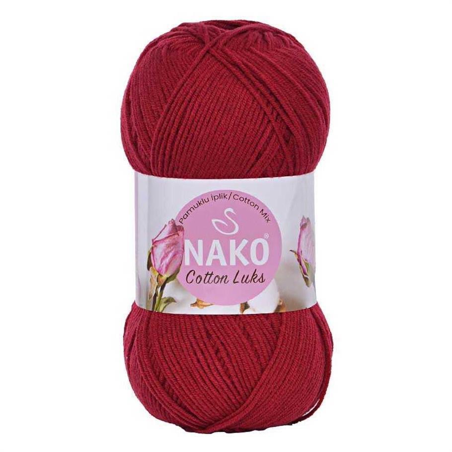 Nako Cotton Luks Yarn 100g 97584 – Soft Cotton Yarn for Knitting, Crochet & Summer Projects