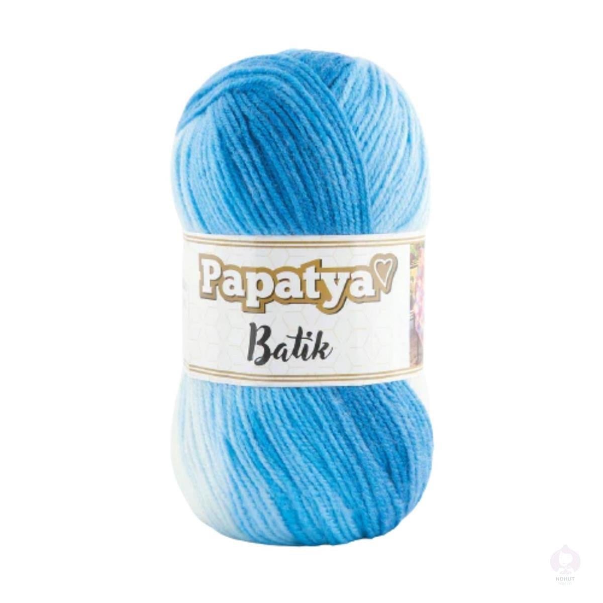 Papatya Batik Yarn 100g 10 – Multicolor Acrylic Yarn for Knitting & Crochet Projects