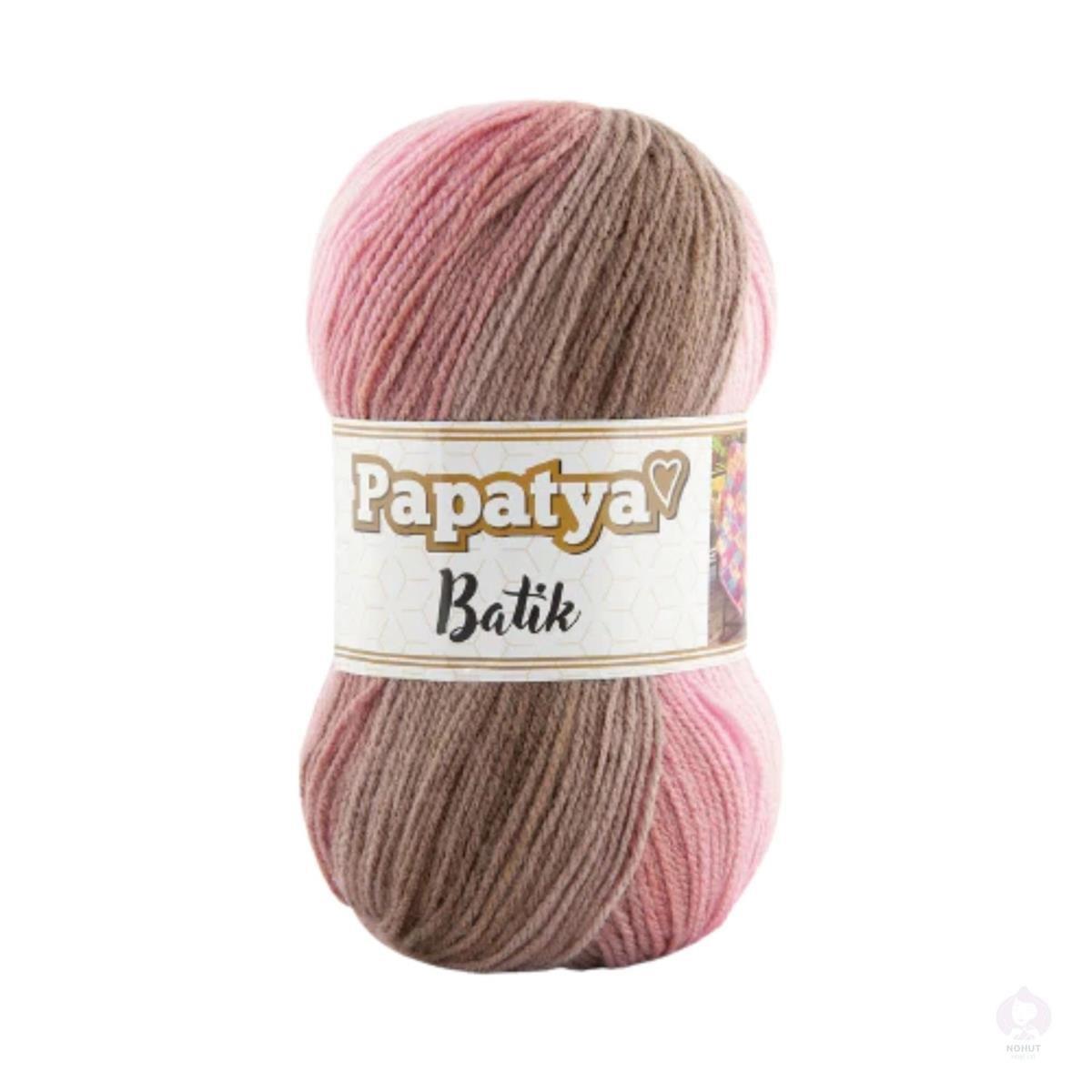 Papatya Batik Yarn 100g 25 – Multicolor Acrylic Yarn for Knitting & Crochet Projects