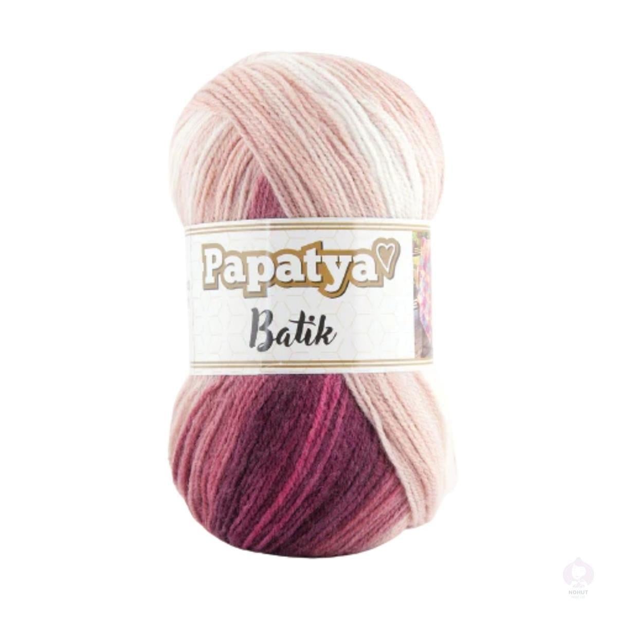 Papatya Batik Yarn 100g 28 – Multicolor Acrylic Yarn for Knitting & Crochet Projects