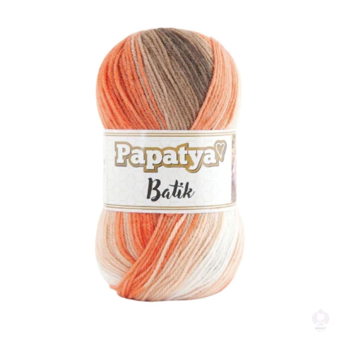 Papatya Batik Yarn 100g 30 – Multicolor Acrylic Yarn for Knitting & Crochet Projects