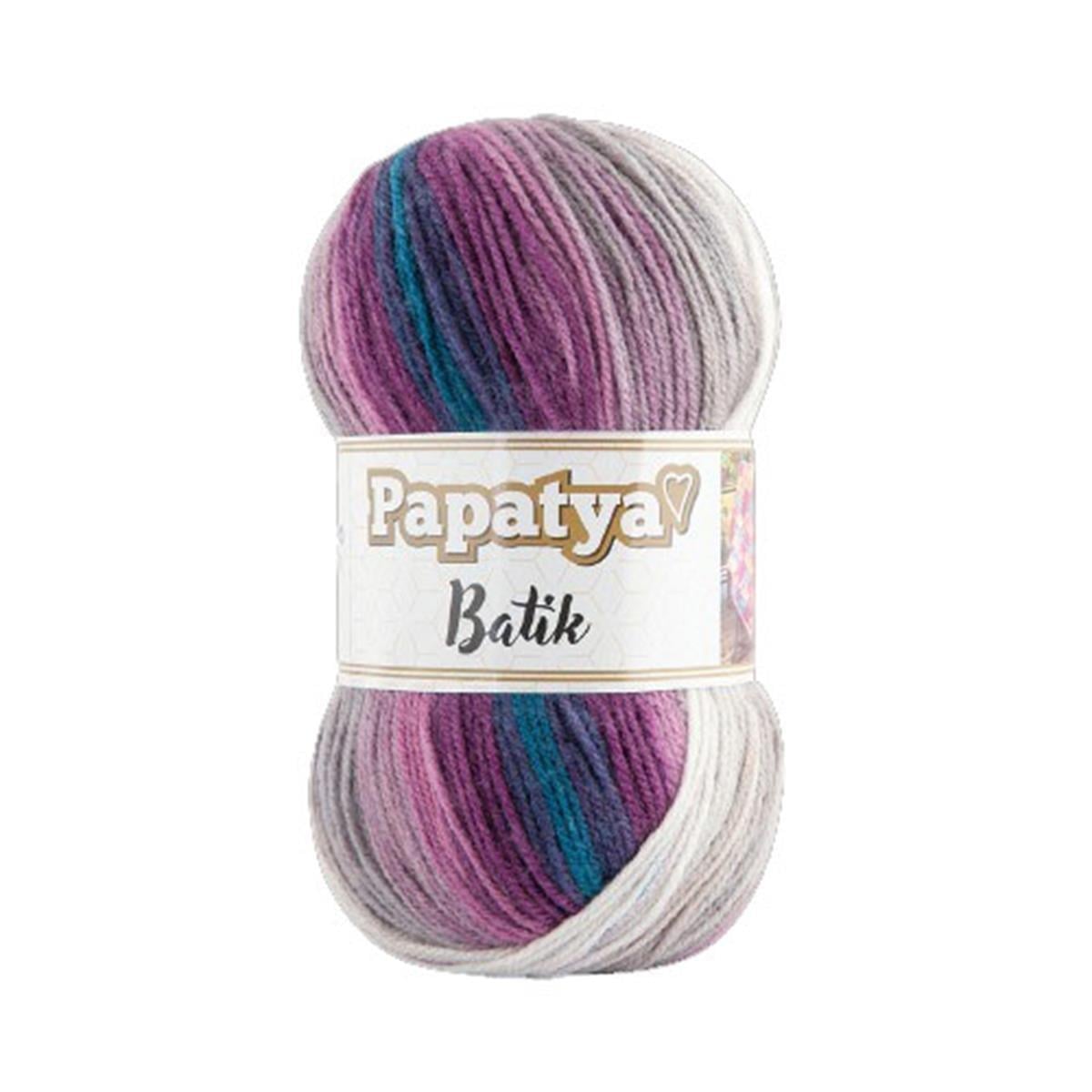 Papatya Batik Yarn 100g 31 – Multicolor Acrylic Yarn for Knitting & Crochet Projects