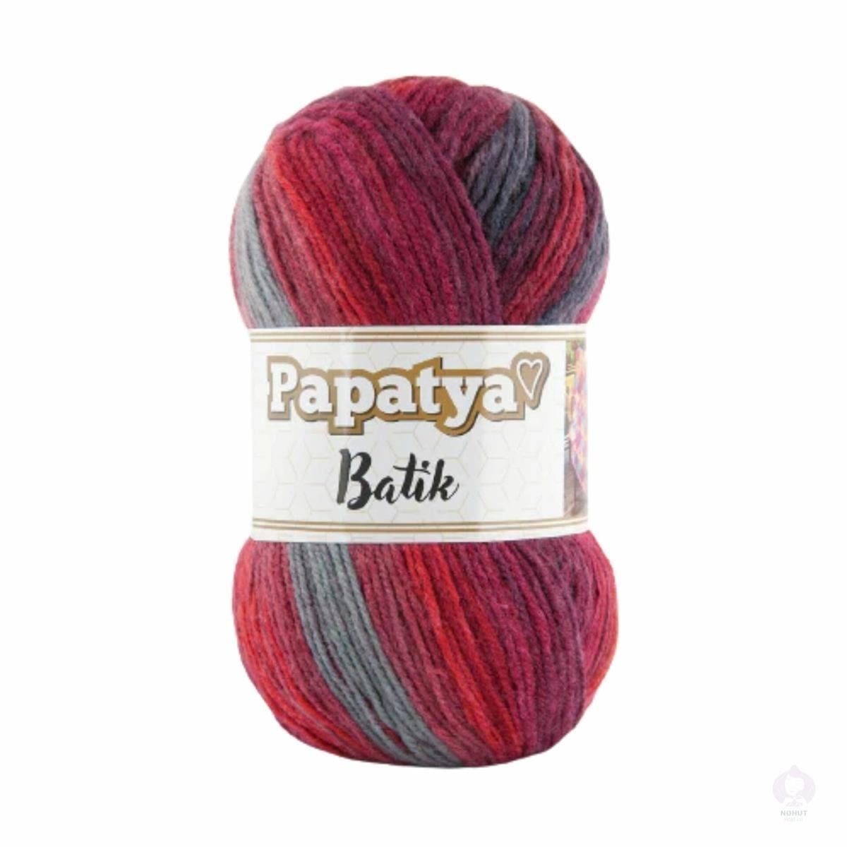 Papatya Batik Yarn 100g 42 – Multicolor Acrylic Yarn for Knitting & Crochet Projects