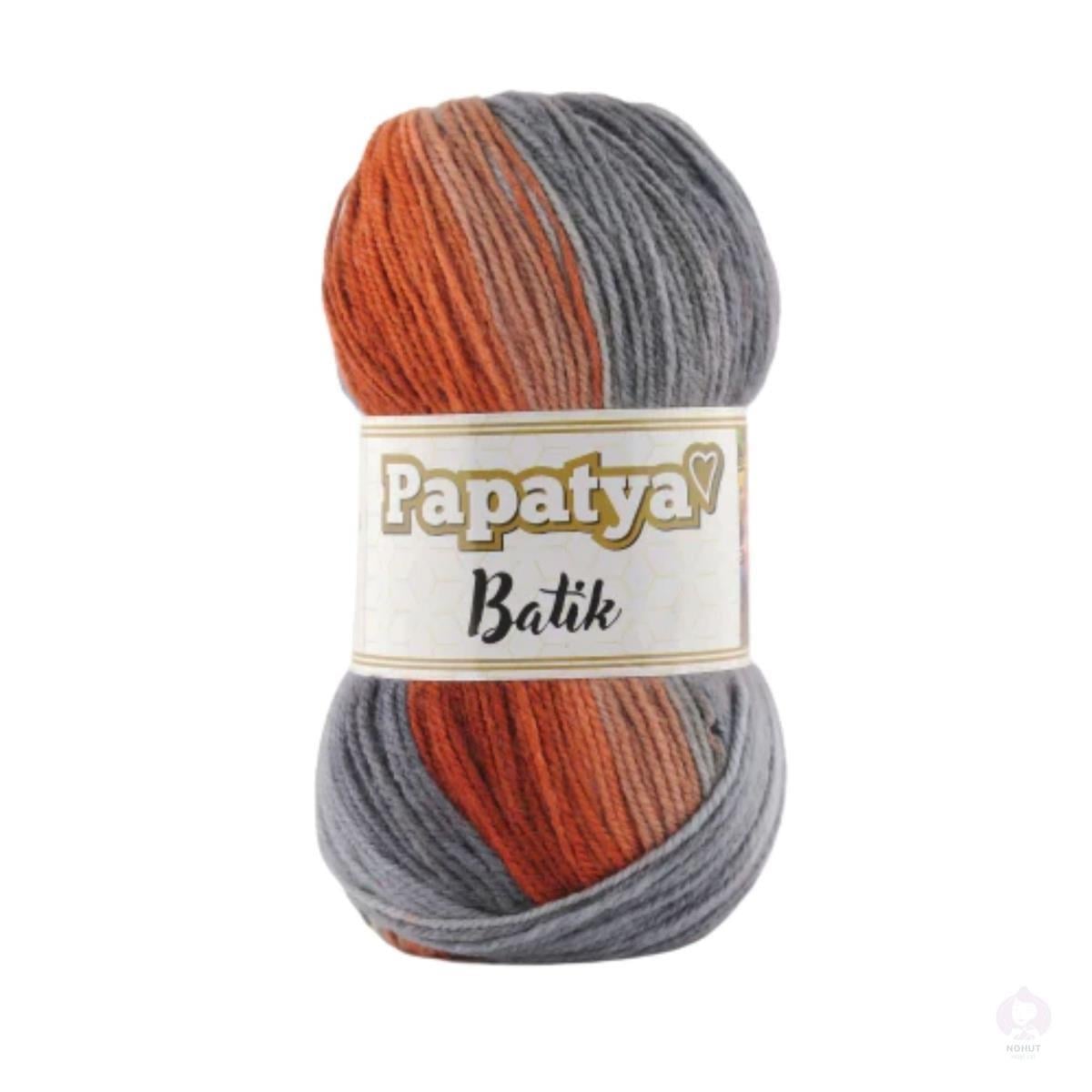 Papatya Batik Yarn 100g 44 – Multicolor Acrylic Yarn for Knitting & Crochet Projects
