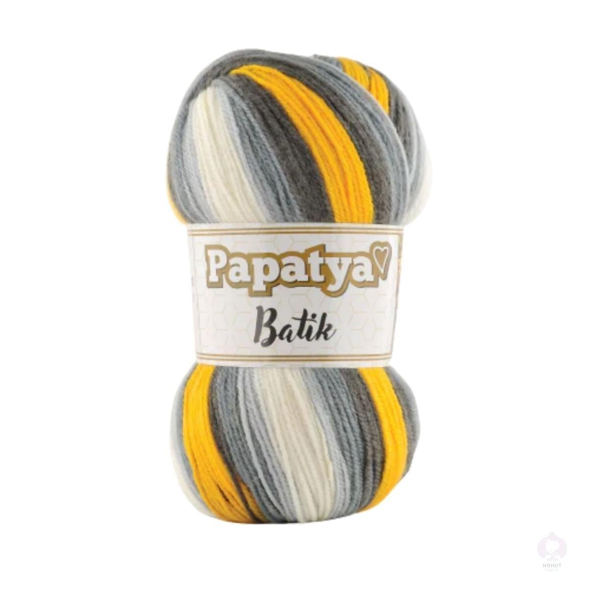 Papatya Batik Yarn 100g 45 – Multicolor Acrylic Yarn for Knitting & Crochet Projects