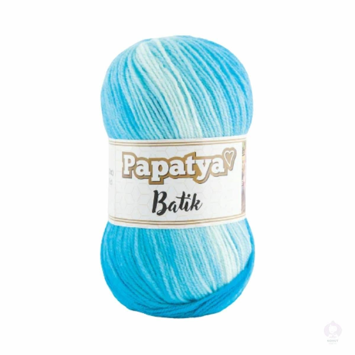 Papatya Batik Yarn 100g 6 – Multicolor Acrylic Yarn for Knitting & Crochet Projects