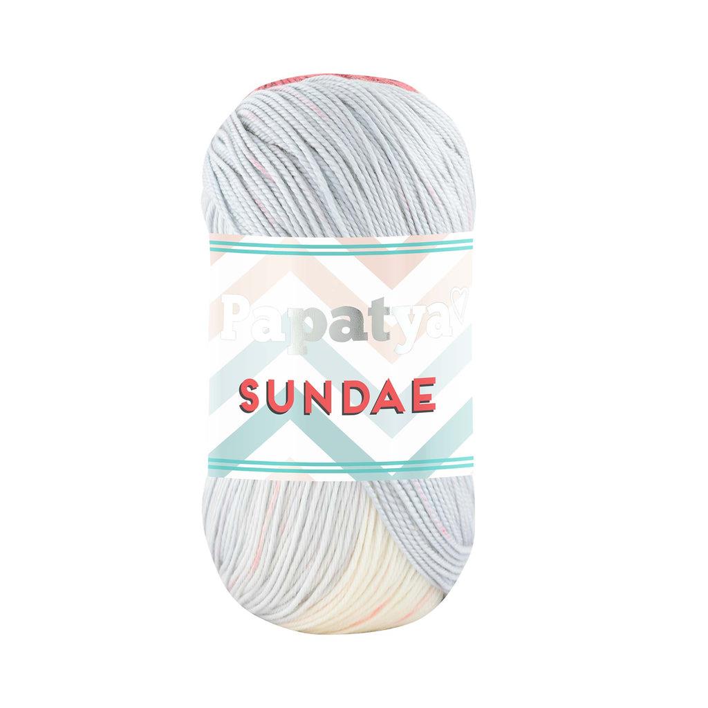 Papatya Sundae Yarn 100g 07 – Soft Plush Yarn for Blankets, Baby Projects & Cozy Crochet