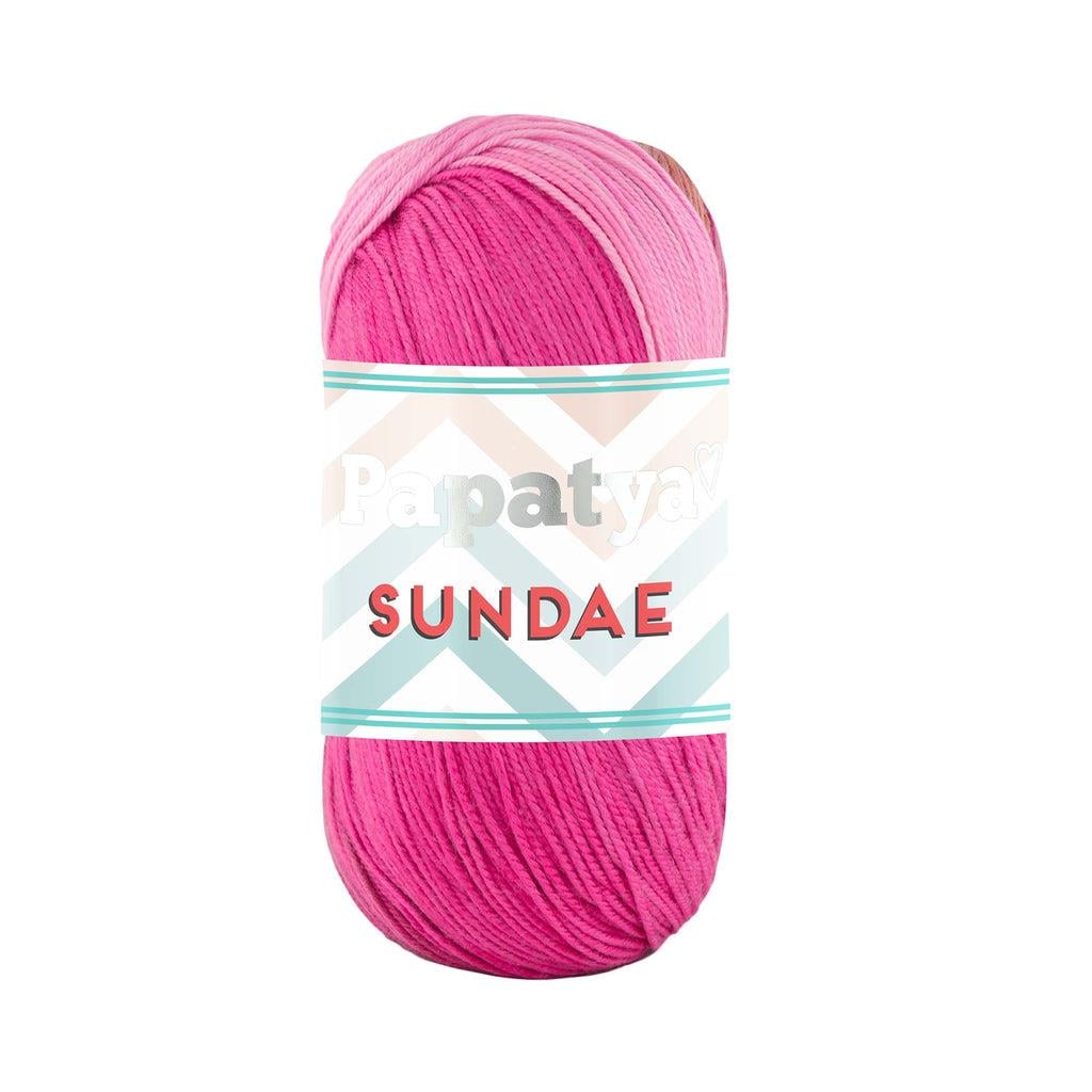 Papatya Sundae Yarn 100g 09 – Soft Plush Yarn for Blankets, Baby Projects & Cozy Crochet