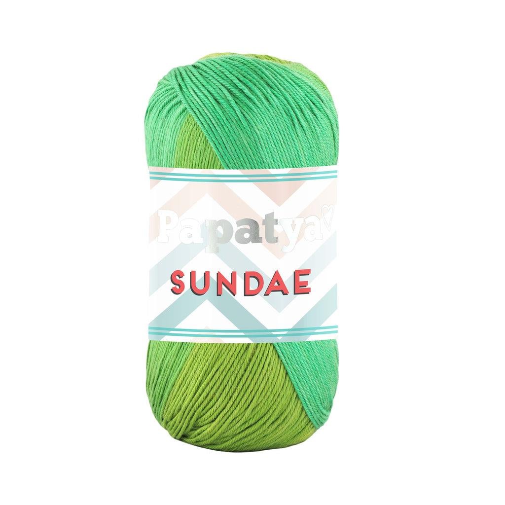 Papatya Sundae Yarn 100g 10 – Soft Plush Yarn for Blankets, Baby Projects & Cozy Crochet