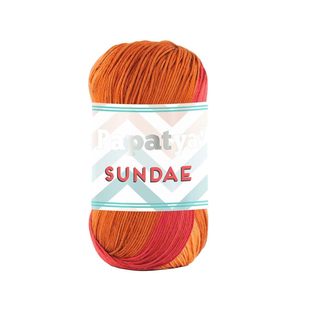 Papatya Sundae Yarn 100g 11 – Soft Plush Yarn for Blankets, Baby Projects & Cozy Crochet