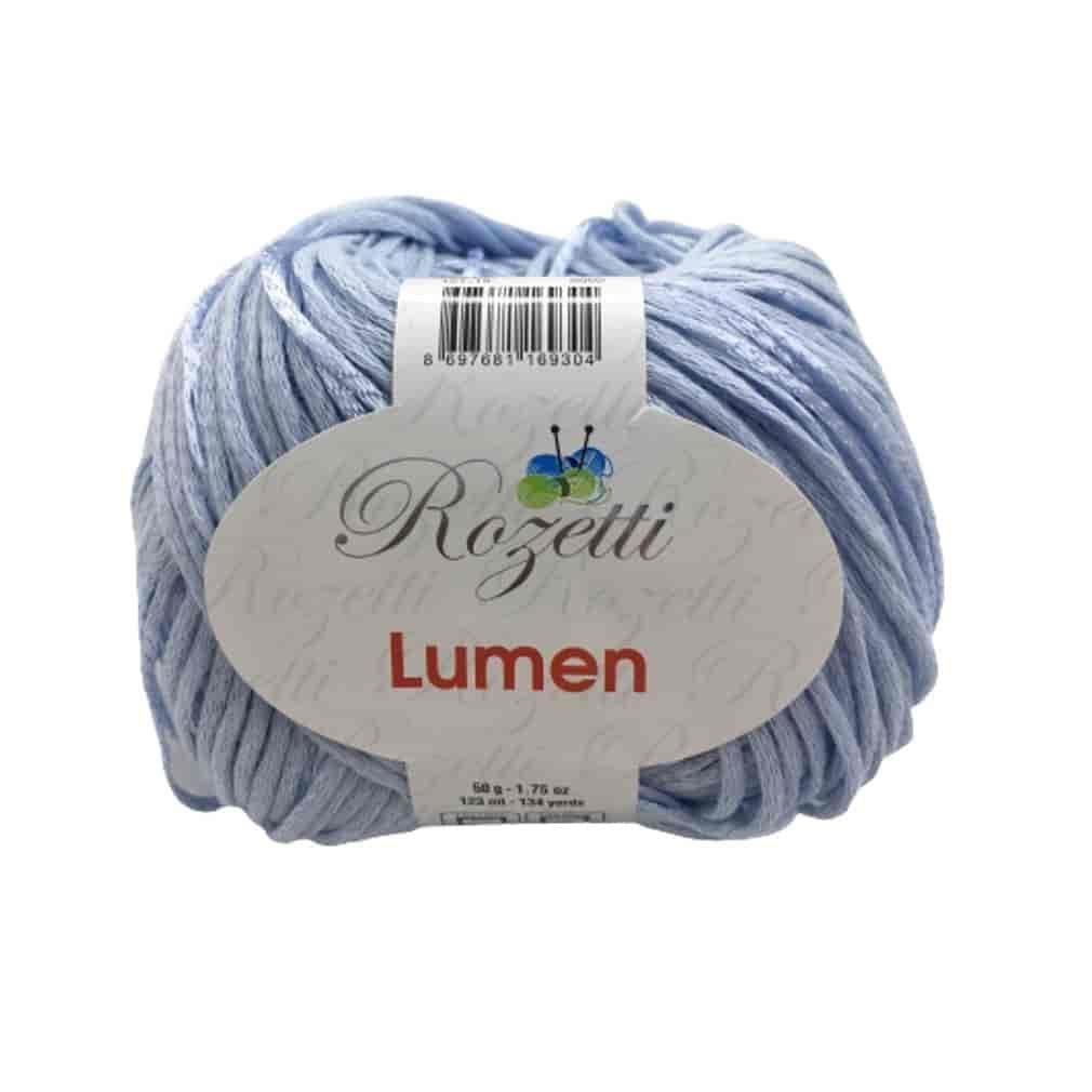 Rozetti Lumen Yarn 50g 121-15 – Shimmery Luxury Yarn for Knitting & Crochet Projects