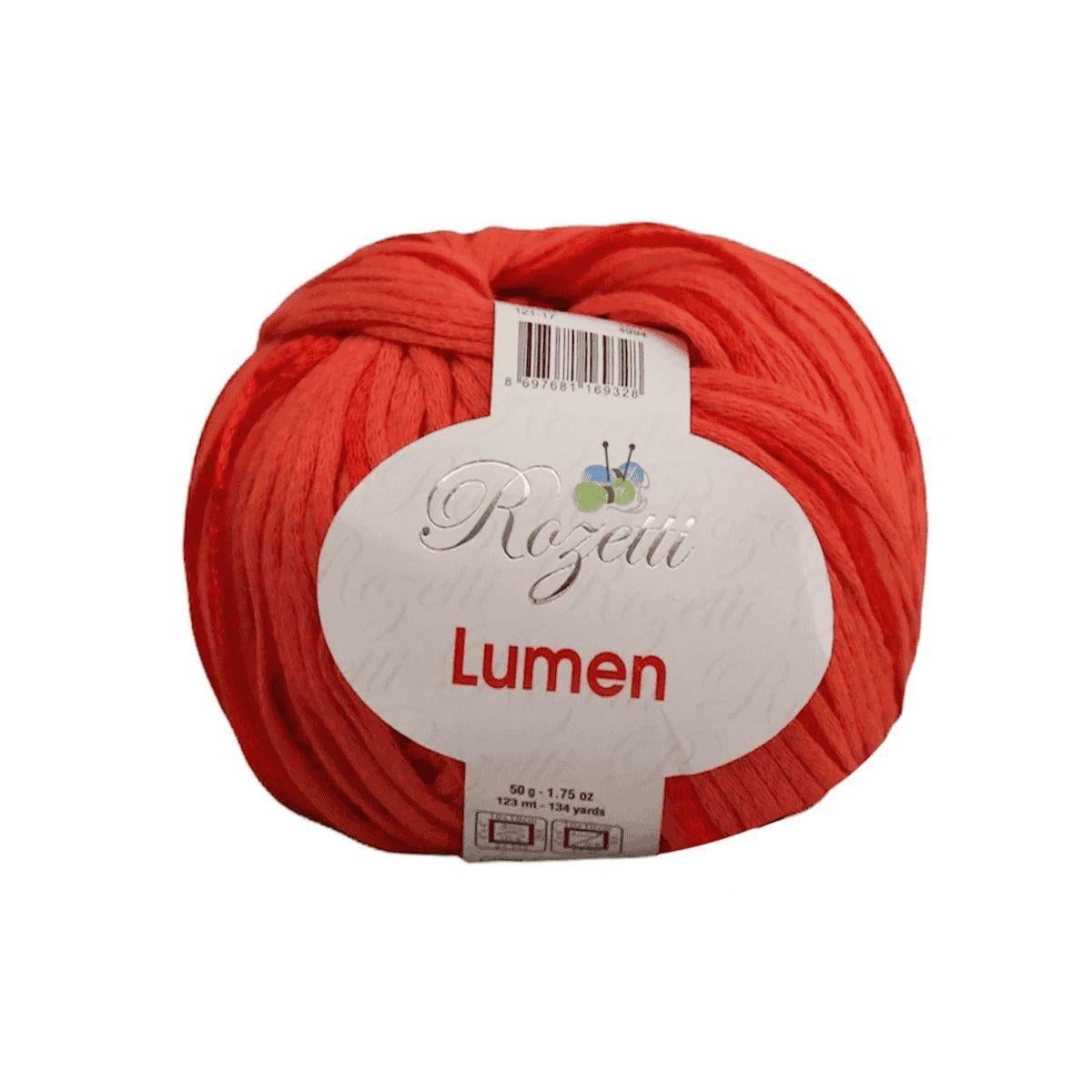 Rozetti Lumen Yarn 50g 121-17 – Shimmery Luxury Yarn for Knitting & Crochet Projects