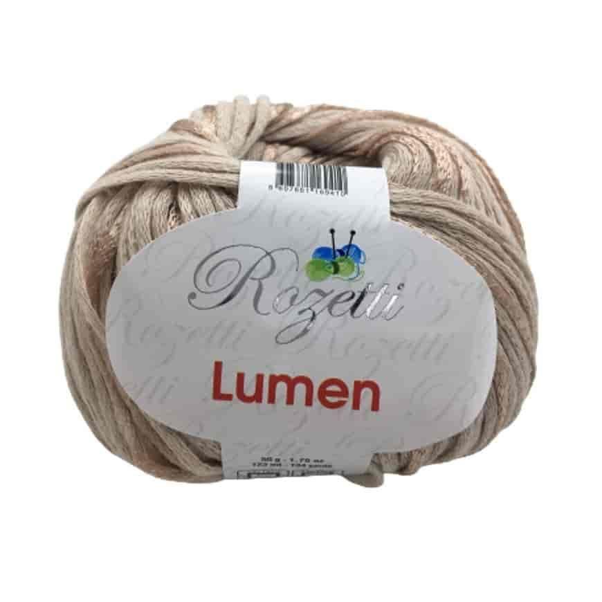 Rozetti Lumen Yarn 50g 121-26 – Shimmery Luxury Yarn for Knitting & Crochet Projects