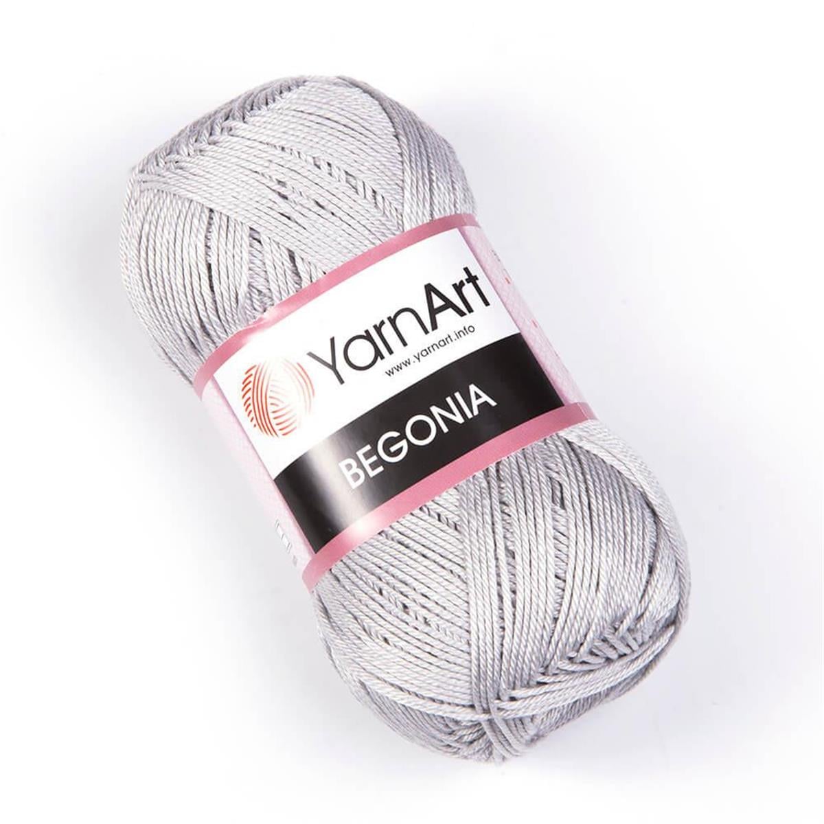 YarnArt Begonia Yarn 50g 4920 – 100% Mercerized Cotton Yarn for Knitting, Crochet, Baby & Summer Projects