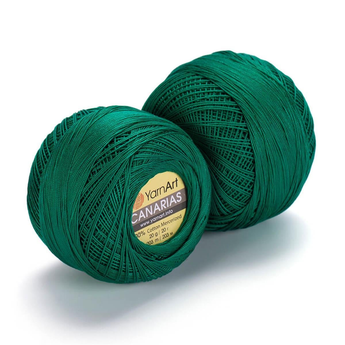 YarnArt Canarias Yarn 20g 6334 – Mercerized Cotton Lace Yarn for Crochet, Knitting & Summer Projects