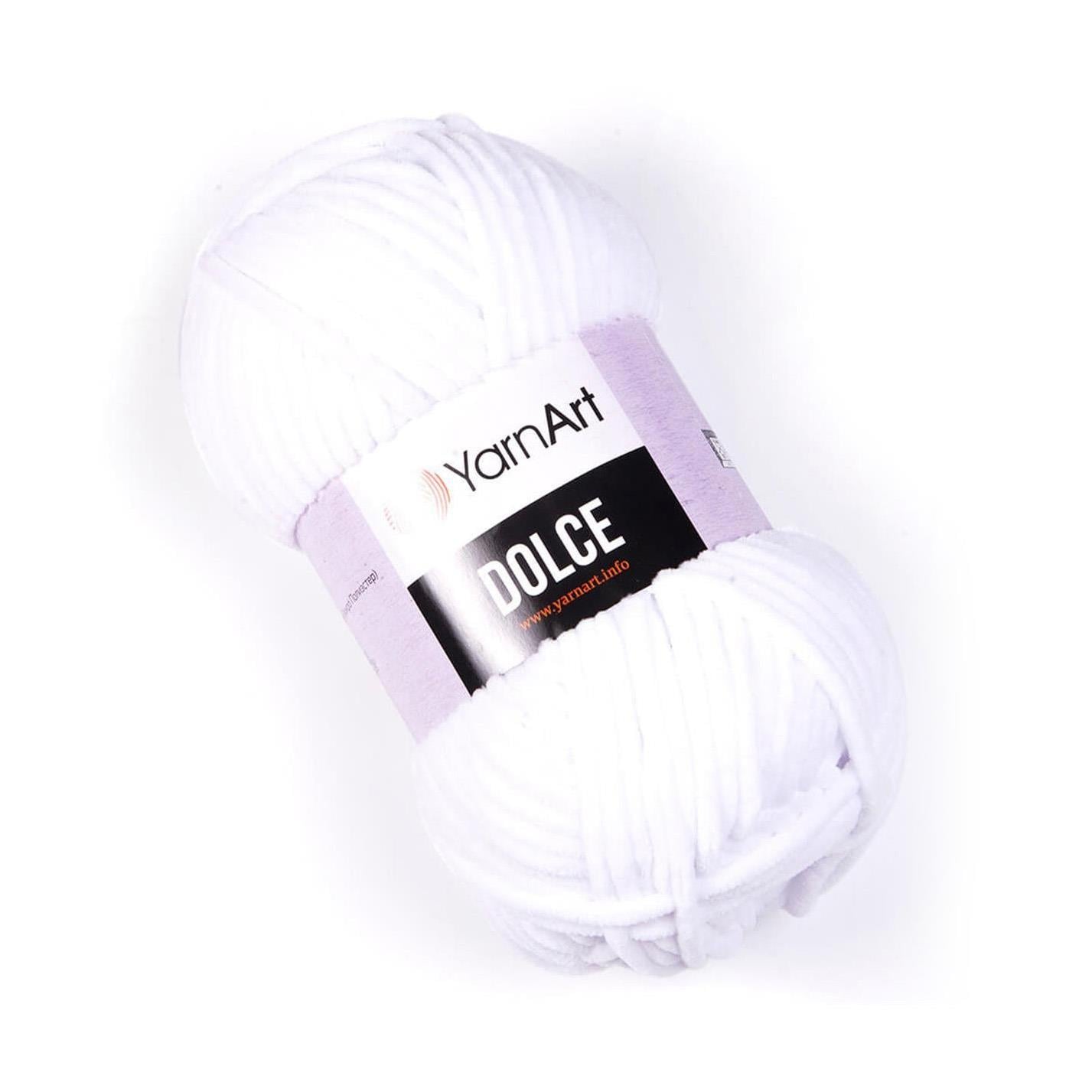 YarnArt Dolce Chenille Yarn 100g 741 – Super Soft Velvet Yarn for Amigurumi, Baby & Blanket Projects