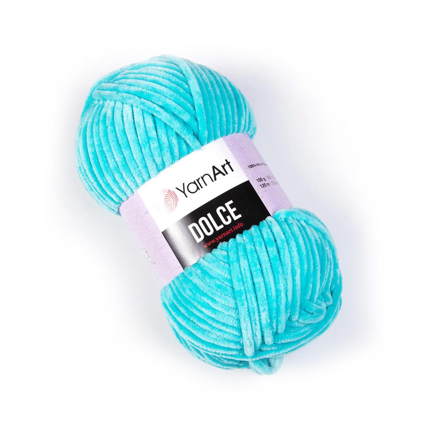 YarnArt Dolce Chenille Yarn 100g 746 – Super Soft Velvet Yarn for Amigurumi, Baby & Blanket Projects