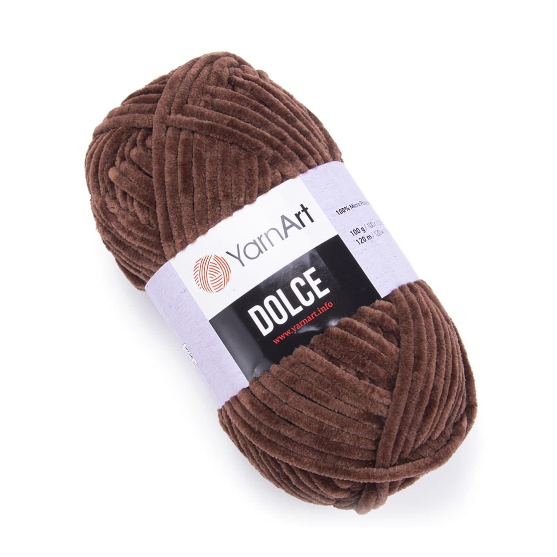YarnArt Dolce Chenille Yarn 100g 791 – Super Soft Velvet Yarn for Amigurumi, Baby & Blanket Projects