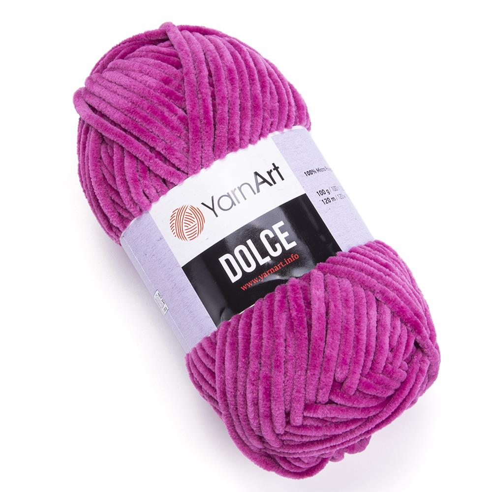 YarnArt Dolce Chenille Yarn 100g 794 – Super Soft Velvet Yarn for Amigurumi, Baby & Blanket Projects