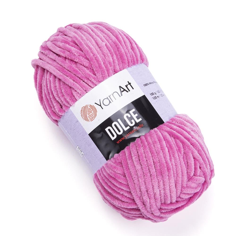 YarnArt Dolce Chenille Yarn 100g 795 – Super Soft Velvet Yarn for Amigurumi, Baby & Blanket Projects