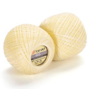 YarnArt Iris Yarn 25g 912 – Mercerized Cotton Lace Yarn for Crochet, Knitting, Motifs & Doilies