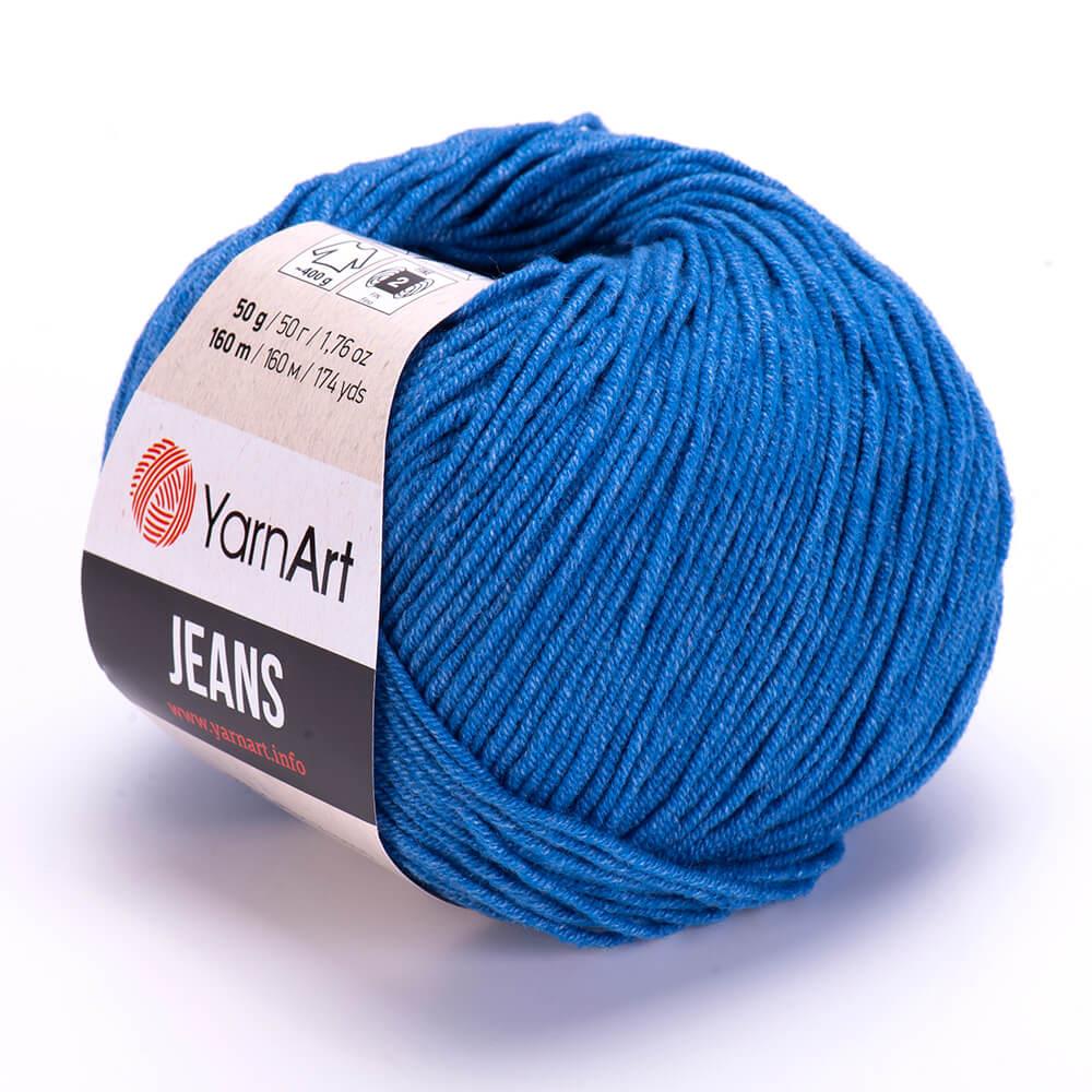 YarnArt Jeans 50g 16 Indigo Blue – Soft Cotton Acrylic Yarn for Amigurumi & Crochet (160m)