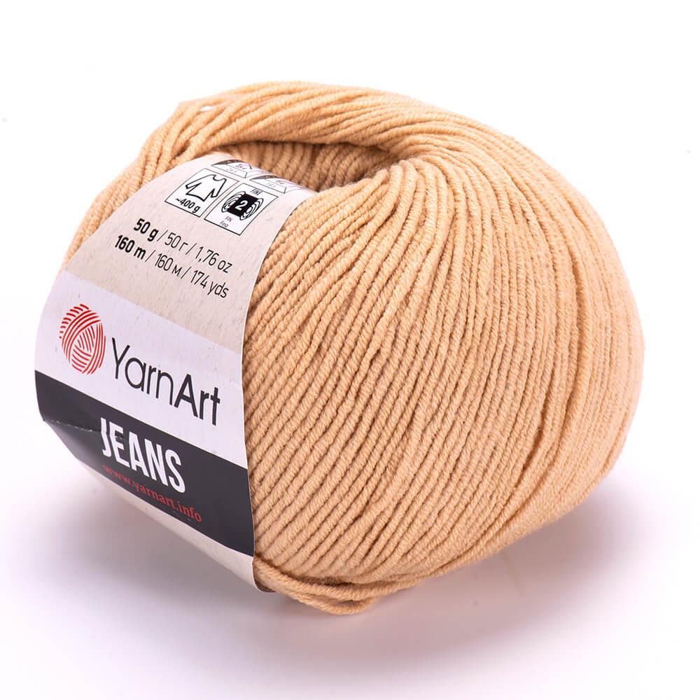 YarnArt Jeans 50g 07 Beige – Soft Cotton Acrylic Yarn for Amigurumi & Crochet (160m)