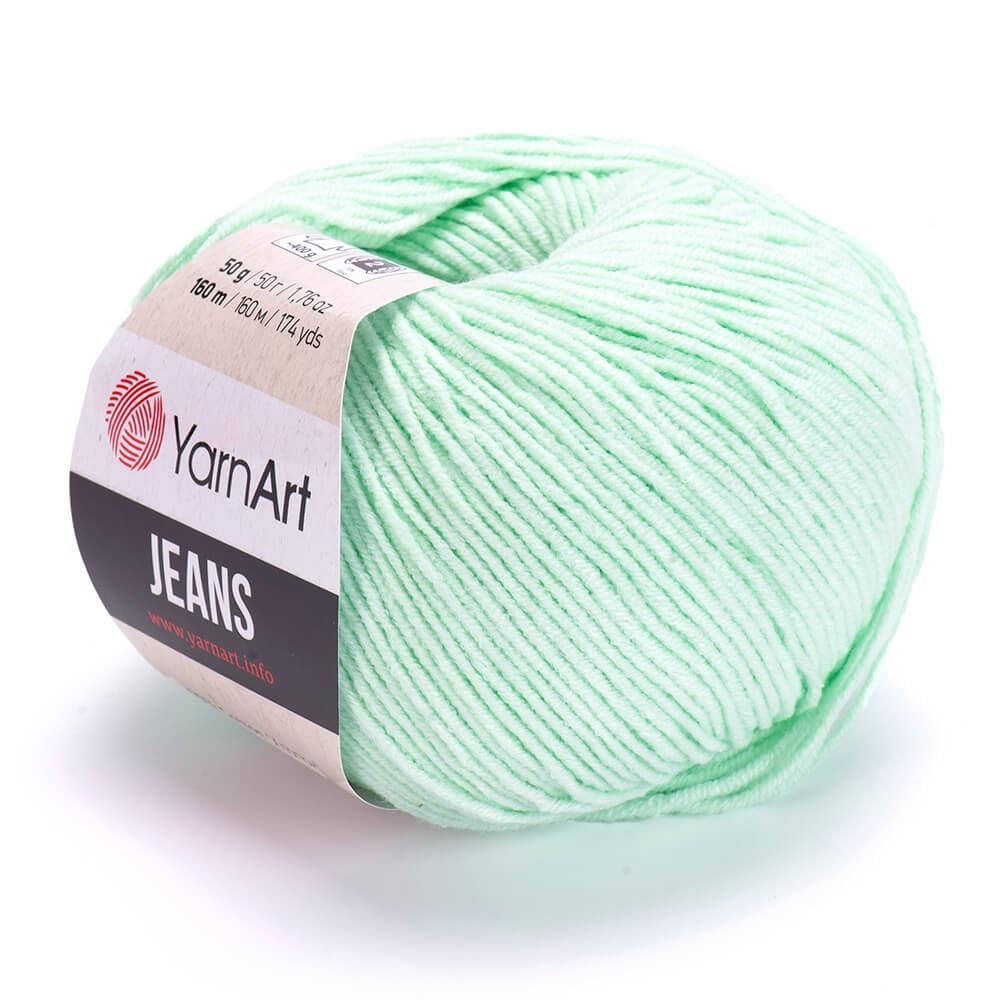 YarnArt Jeans 50g 79 Eau De Nil – Soft Cotton Acrylic Yarn for Amigurumi & Crochet (160m)