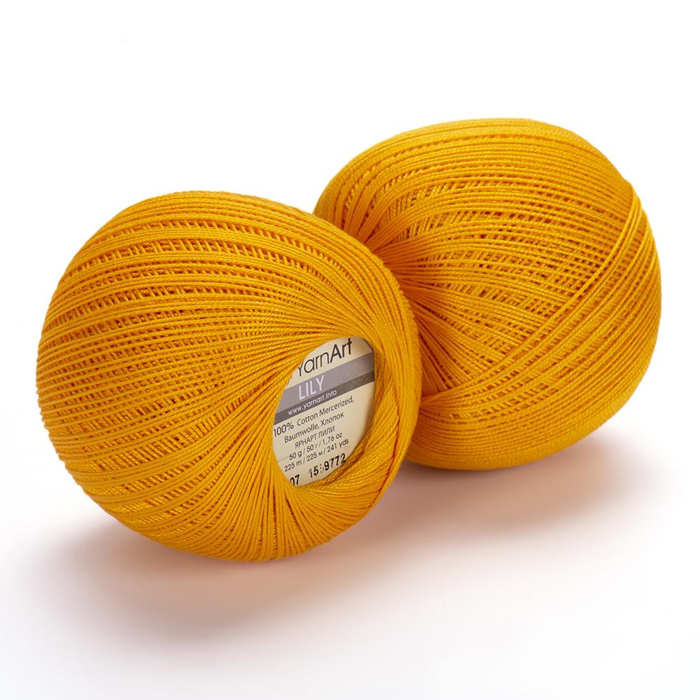 YarnArt Lily Yarn 50g 5307 – Mercerized Cotton Yarn for Crochet, Knitting, Lace & Summer Projects