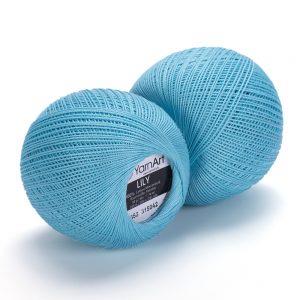 YarnArt Lily Yarn 50g 5353 – Mercerized Cotton Yarn for Crochet, Knitting, Lace & Summer Projects