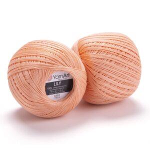 YarnArt Lily Yarn 50g 6322 – Mercerized Cotton Yarn for Crochet, Knitting, Lace & Summer Projects