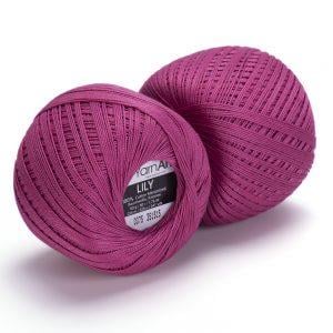 YarnArt Lily Yarn 50g 75 – Mercerized Cotton Yarn for Crochet, Knitting, Lace & Summer Projects