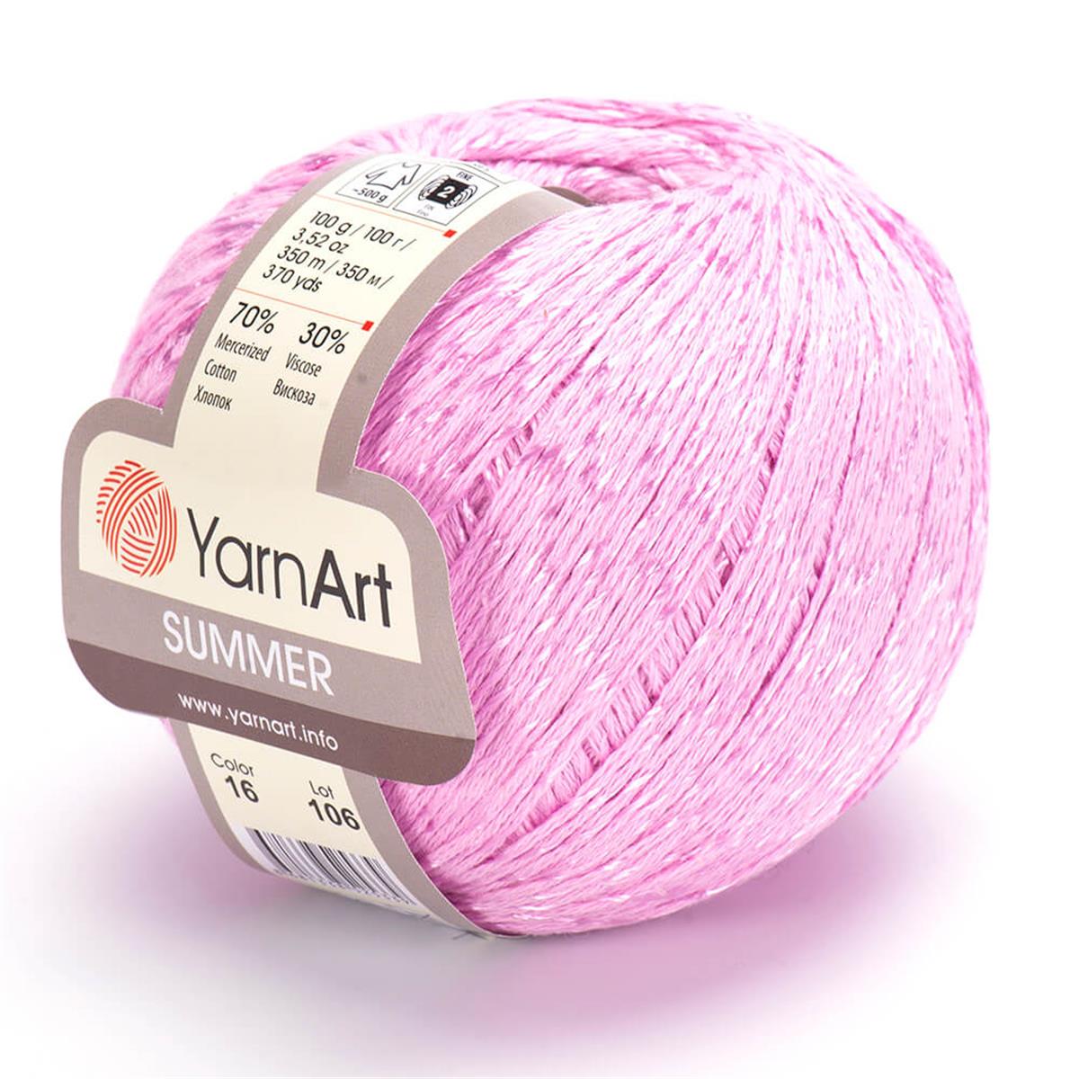 YarnArt Summer Yarn 100g 01 – Mercerized Cotton Blend Yarn for Summer Knitting & Crochet Projects