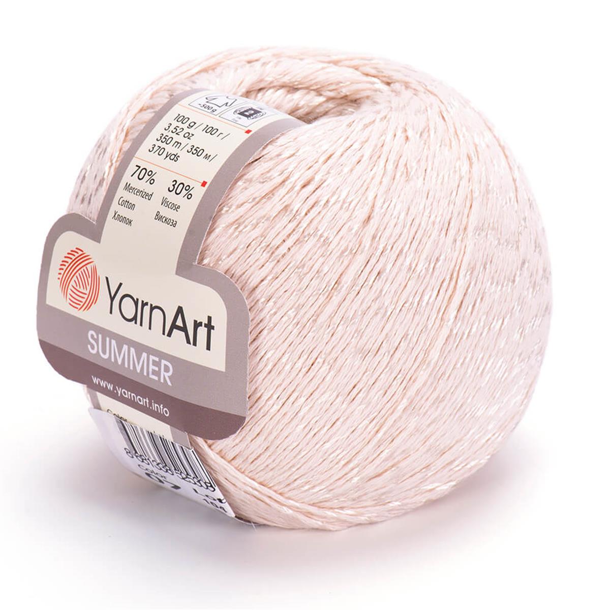 YarnArt Summer Yarn 100g 07 – Mercerized Cotton Blend Yarn for Summer Knitting & Crochet Projects