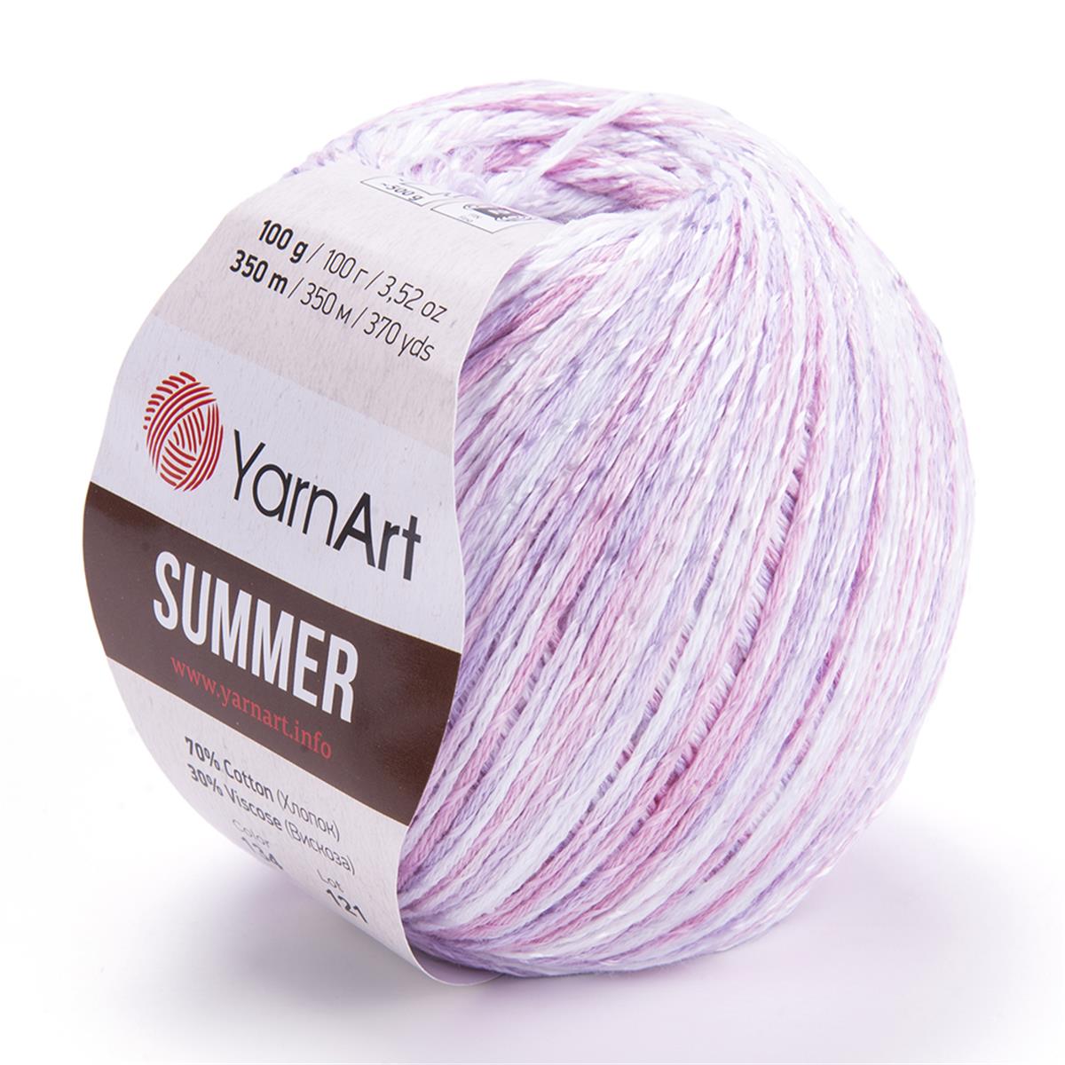 YarnArt Summer Yarn 100g 134 – Mercerized Cotton Blend Yarn for Summer Knitting & Crochet Projects